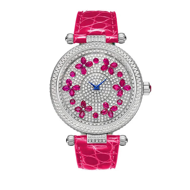 TIELBO Orologio svizzero con movimento al quarzo da donna Impermeabile al quarzo retrò Coppia Orologi da donna Specchio in zaffiro Autentico ufficiale 