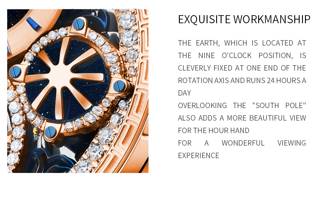 TIELBO Brilliant Crystal Luxury Tourbillon Movement Watches for Men Mechanical Man Watch Waterproof Sapphire Diamond Wristwatch